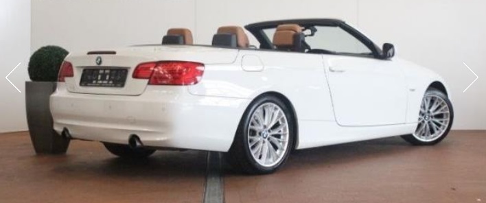 Left hand drive BMW 3 SERIES 335i Cabriolet Individial